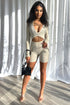 Cut Him Off Cutout Long Sleeve Romper Rompers + Jumpsuits EDGE